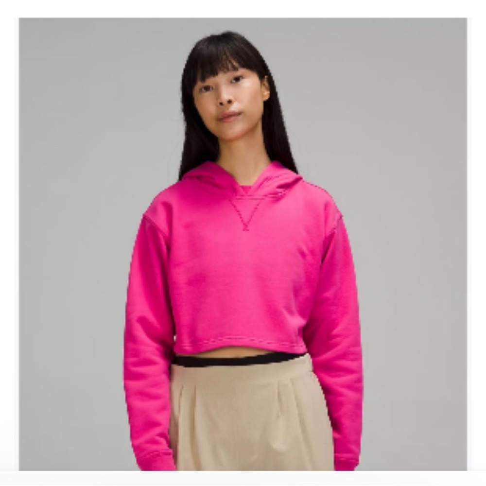 NWT Lululemon all yours cropped hoodie sz 8
